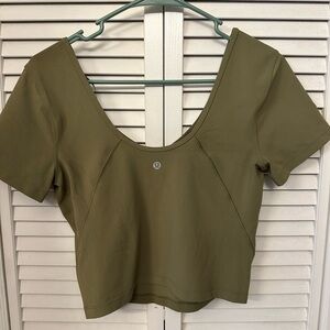 lululemon athletica Green Align Tee